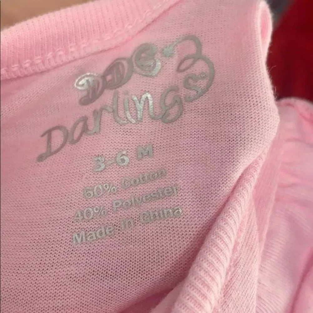DDG Darling Princess In Training 2 Piece 3/6 months striped Shorts‎ Set